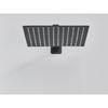 Stainless Steel Black Shower Head 8/10/12 Inch Chrome Rainfall Bath Head Wall Mounted Bathroom Accessories