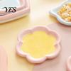 Flat Cat Plate Ceramic Cats Feeding Bowl, Whisker Friendly Kitten Food Dish, Anti Fatigue Dish Wide Shallow Pet Feeder for Dry Wet