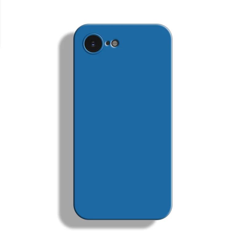 Für iPhone 6 6S 6Plus Plus + 7 8 SE2 SE3 7Plus 8Plus SE2 SE3 SE4 SE 2025 16E Original Flüssigsilikon Gummi Stoßfester Bumper