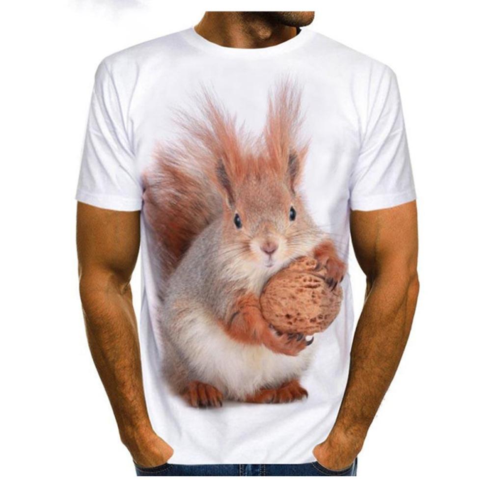 NEW Fashion Cool 3D Wolfs Print Shirt Four Season Men T Shirts Tops Casual Male O-neck Short Sleeves Shirts Four Seasons T-shirt