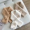 New Russia Winter Rex Rabbit Fur Scarf Women Winter Warm Imitation Rex Rabbit Fur Scarves Lady Knitted Fur Mufflers