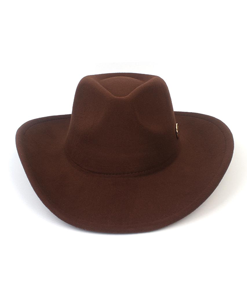 Yunibeosyeolkemiseuteuli Cowboy Wool Brown Fedora