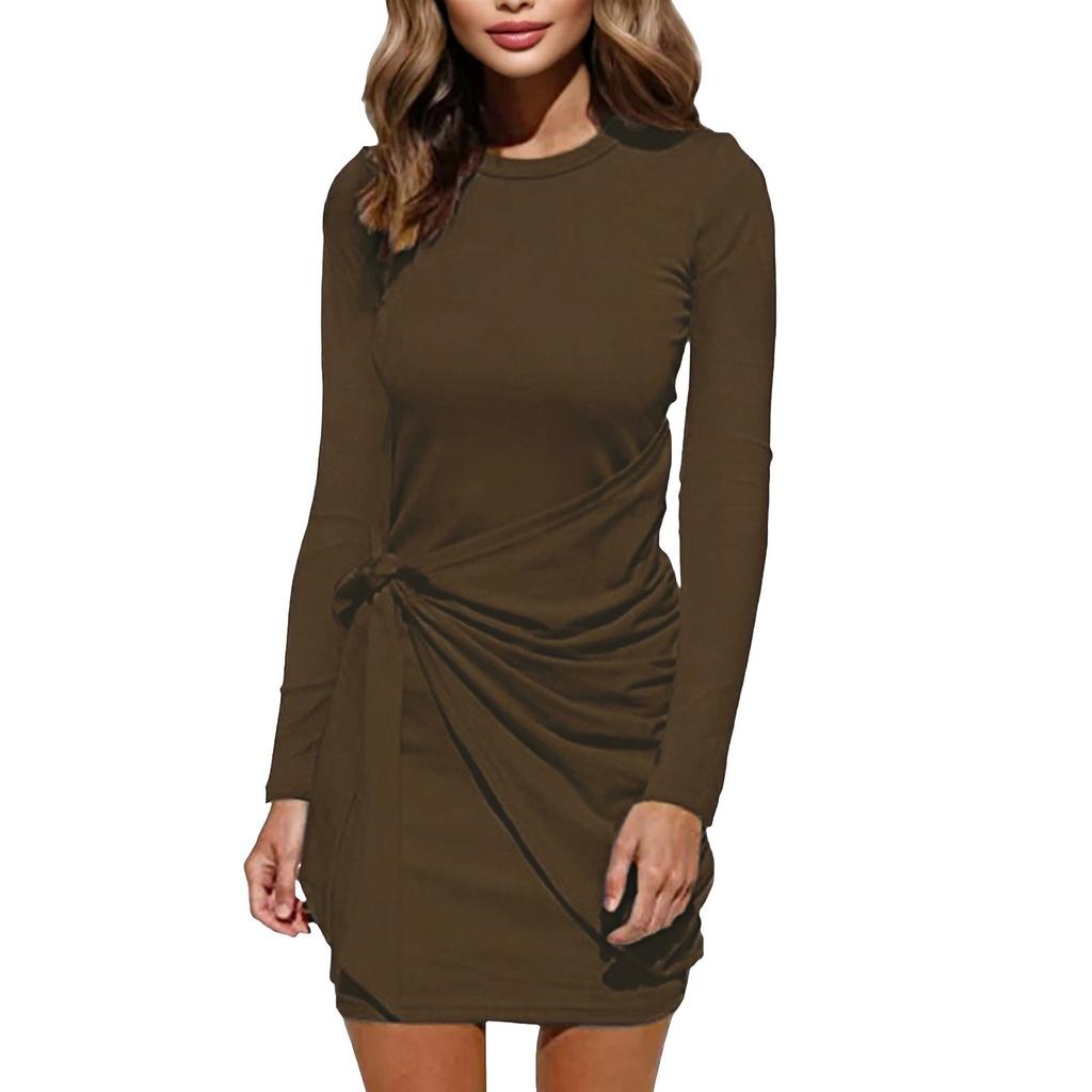 Women's Fashionable Loose Round-neck Dress