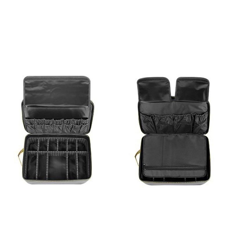 Large Capacity PU Leather Hairdressing Tool Organizer Carry Case for Salon Essentials and Travel Use