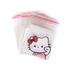 100Pcs Cute Hello Kitty Pochacco Transparent Ziplock Bag Waterproof Packing Bags Candy Biscuit Self Sealing Bag Gift Bag