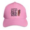 Hands Off My Accordion Funny Music Baseball Cap Breathable Mesh Back Adjustable Buckle Closure Moisture Wicking Quick Dry
