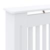 Holzbasierte Heizkörperverkleidung Weiß 78 cm