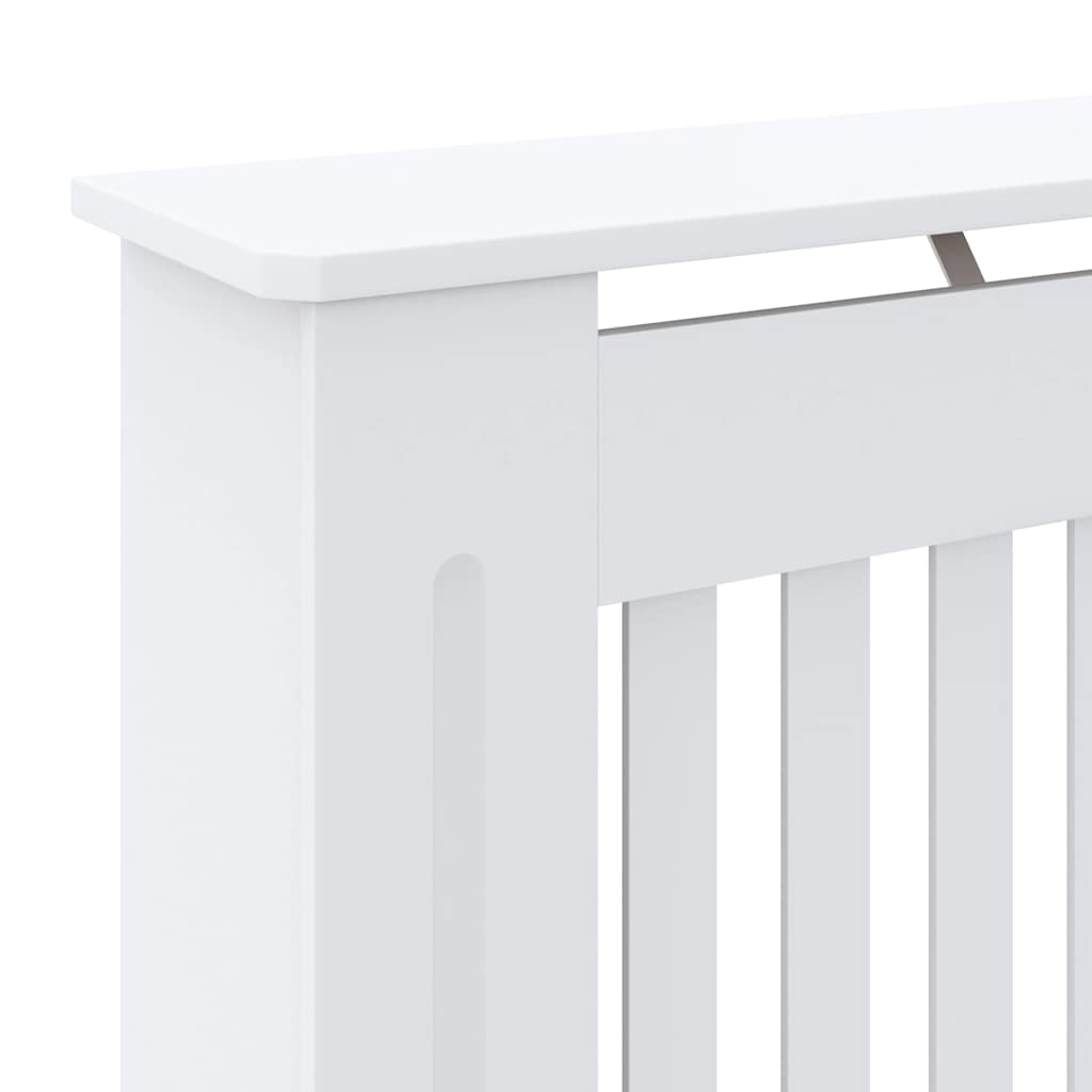 Holzbasierte Heizkörperverkleidung Weiß 78 cm