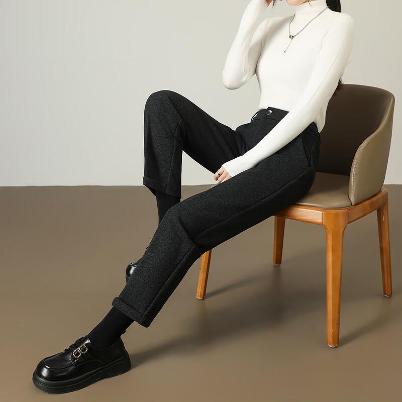 Kobel Women's Autumn/Winter Thickened Tapered Commuter Suit Trousers