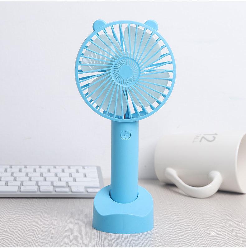 Silent Mini Handheld Fan: Portable, Rechargeable, Ideal Gift for Students, Desktop Use