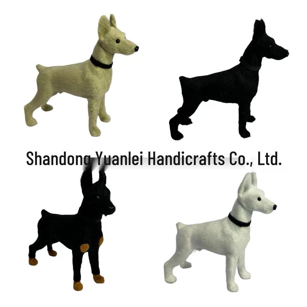 Dachshund Fur Toy: Small Animal Model Ornament