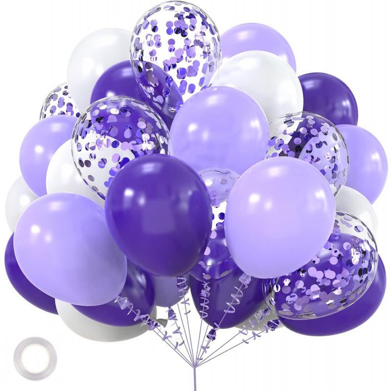 Metal Sequin Balloon Set - 30 Colorful Holiday Party Decorations