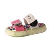 Internet celebrity platform slippers super fire 2025 new summer wear fashion graffiti heightening seaside Velcro beach sandals
