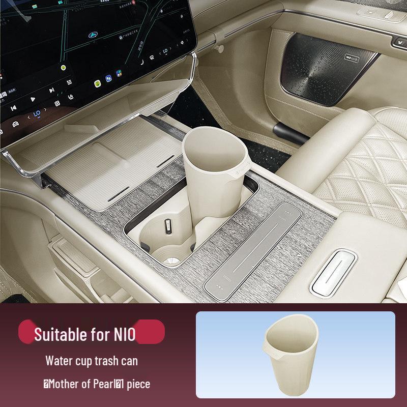 Compatible Trash Storage Bag & Cup Holder for 26 Nio ES8 & ES9 Models - Interior Accessories