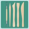 Pottery Clay Tool Kit - 5-Piece Set for Sculpting, Trimming, and Modeling