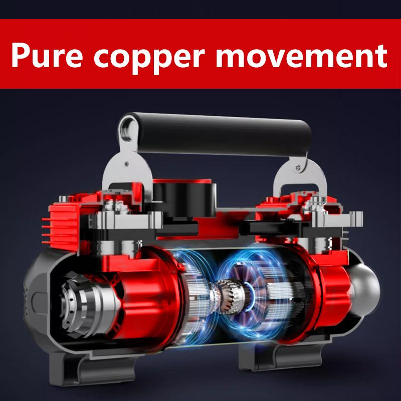 Brichetă Afișaj digital inteligent Motor 540 Cilindru unic Compresor de aer Anvelopă auto portabil indicator de anvelope pentru sarcini grele