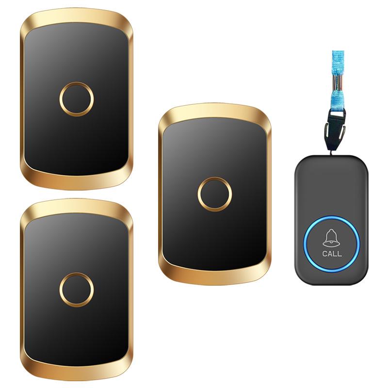 Elderly Care Waterproof Wireless Pager & Remote Doorbell Kit