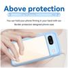 For Google Pixel 8a Back Cover WANLONFENG XC Series TPU Acrylic Phone Case with Tempered Glass Film