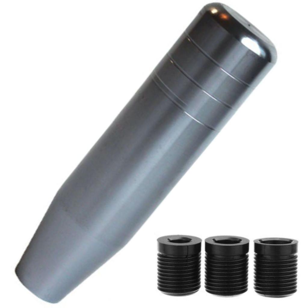 Morytrade Shift Knob MT Shift Truck, Light Tiger, Light Truck, Aluminum, General Purpose, 5.1 Inches (13 Cm), Long (Gunmeta)