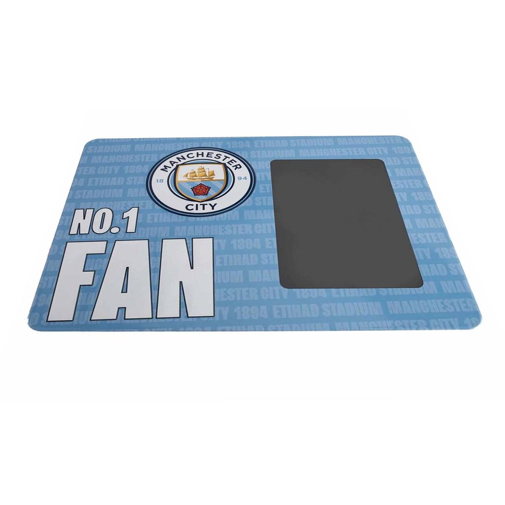 Manchester City FC No.1 Fan Metal Embossed Photo Frame