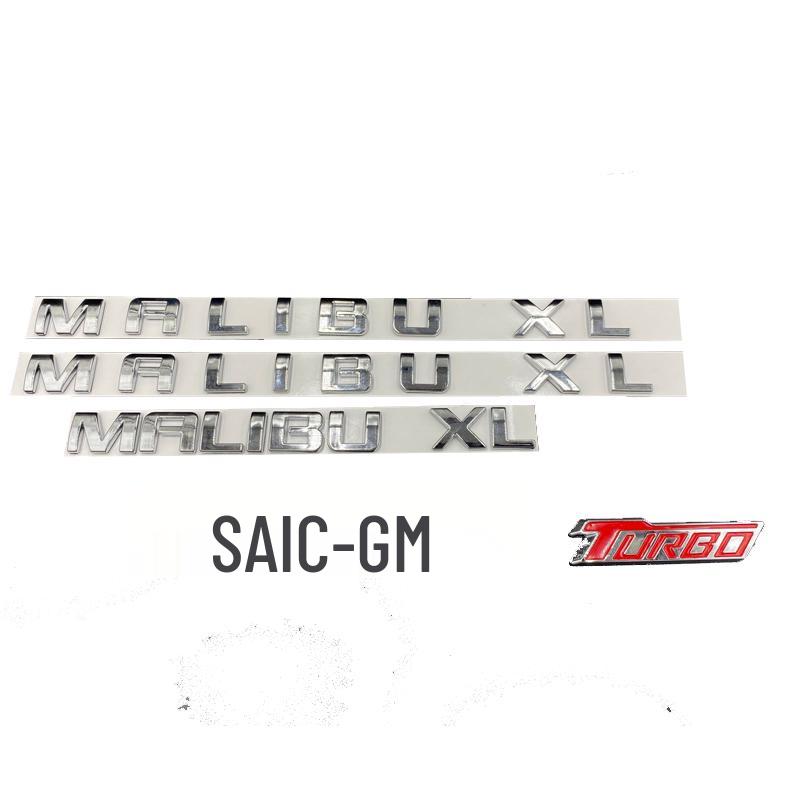 Malibu XL autodeur- en kofferbaklogo stickers XL535T 530T 550T
