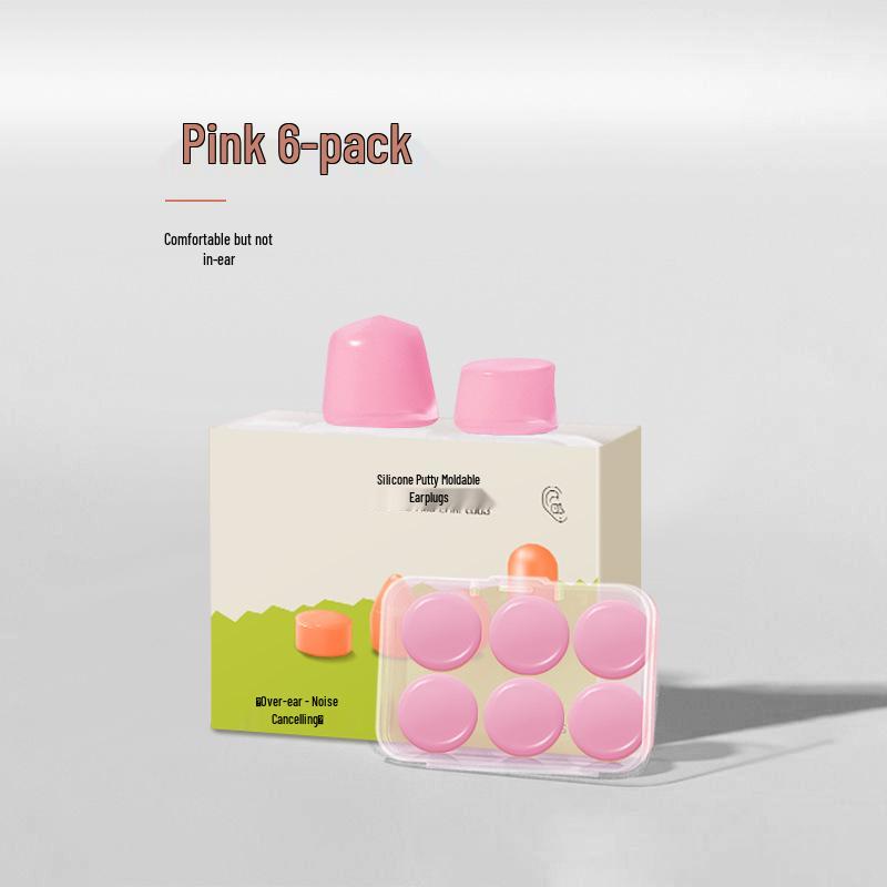 Comfortable Waterproof Silicone Earplugs for Noise Reduction and Swimming