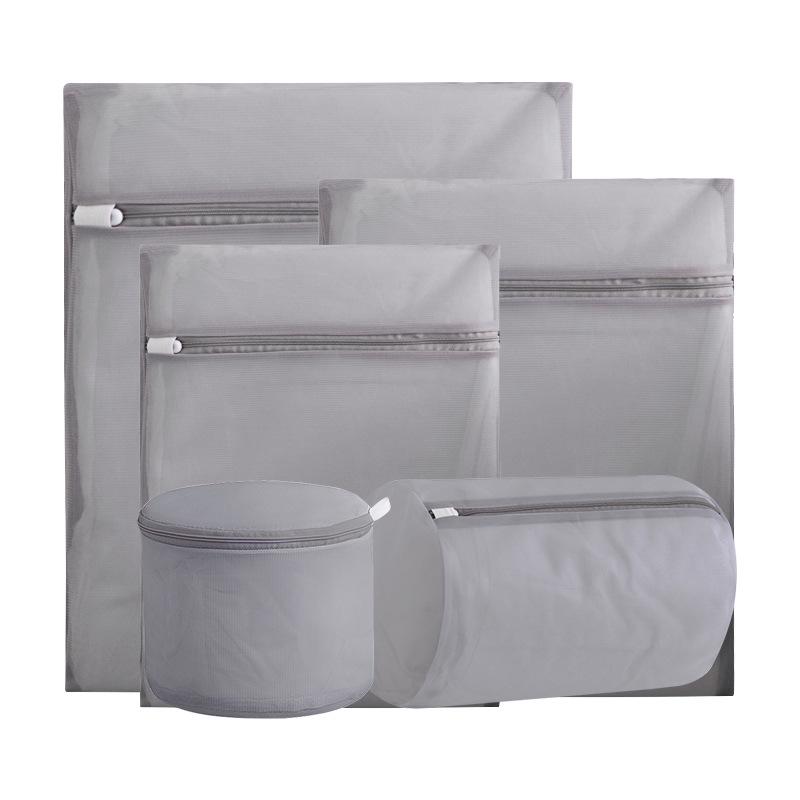 Shumi Thickened Lotus Root Powder Wash & Care Bag, Machine-Washable Anti-Deformation Bra & Lingerie Laundry Bag