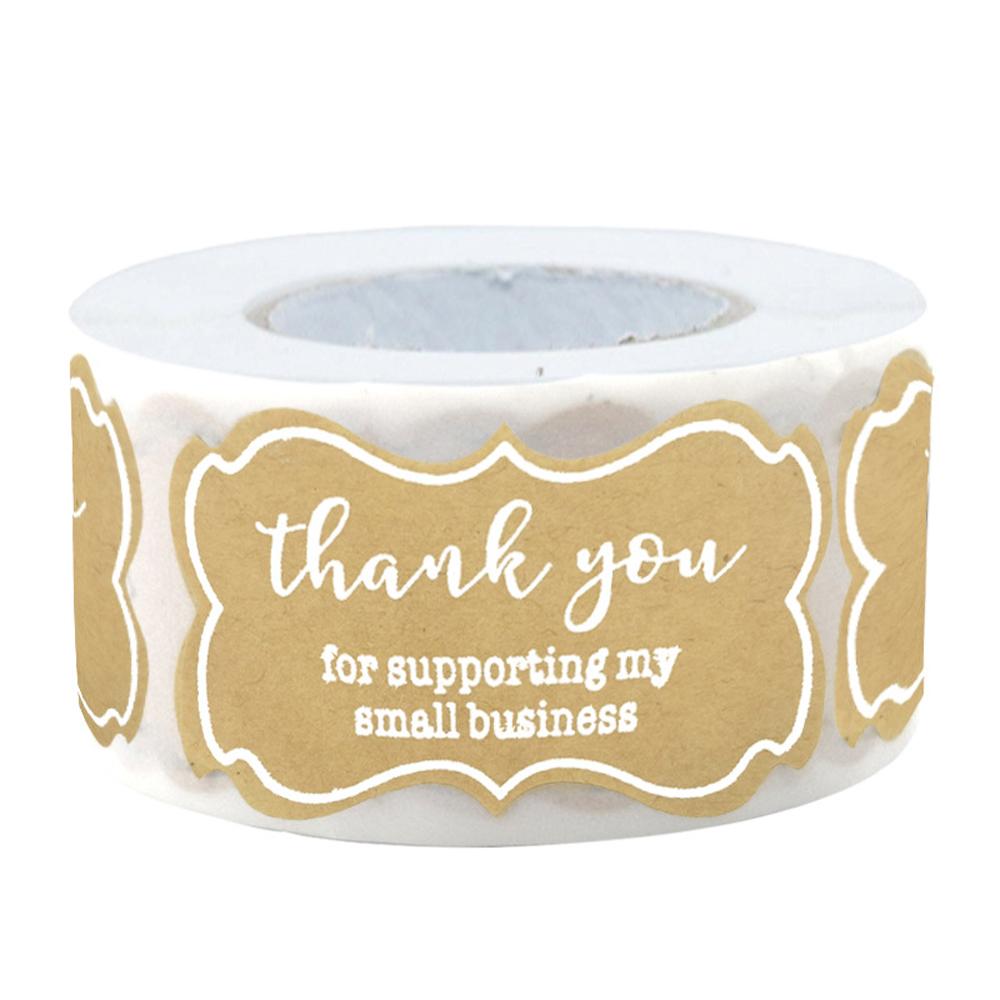 

250pcs Paper Thank You For Your Order Stickers Seal Labels Thanks For Shopping Supporting My Small Business Shipping Label 3*5cm