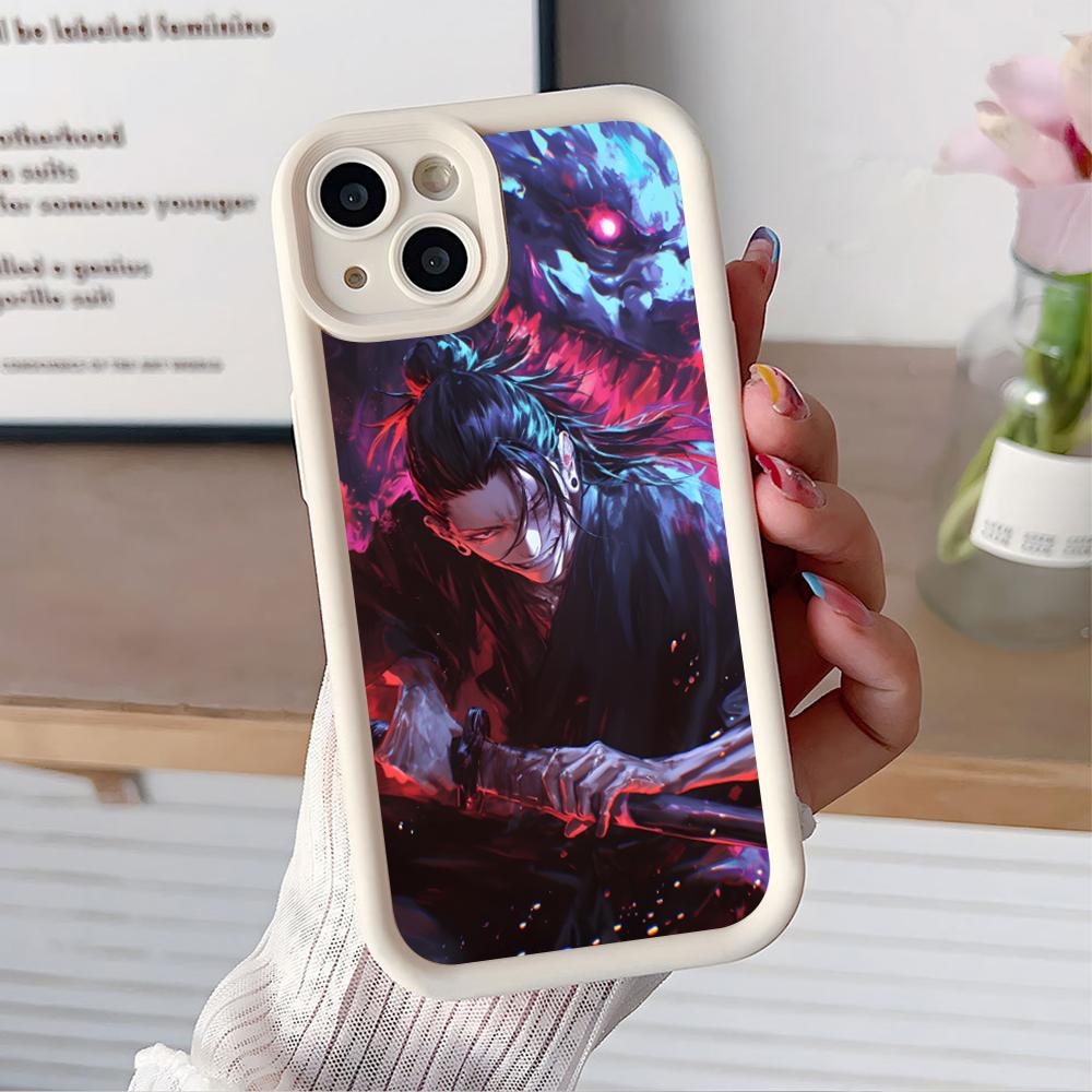 Jujutsu Kaisen Geto Suguru Phone Case for iPhone 17 16 15 14 13 12 11 Air Pro Max Plus Thicken TPU Colorful Cover Cover Pretty