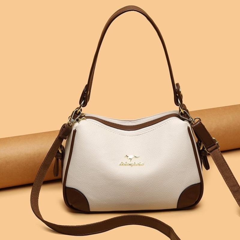 women's bag new handbag women's bag large capacity soft leather shoulder messenger bag versatile hand bag