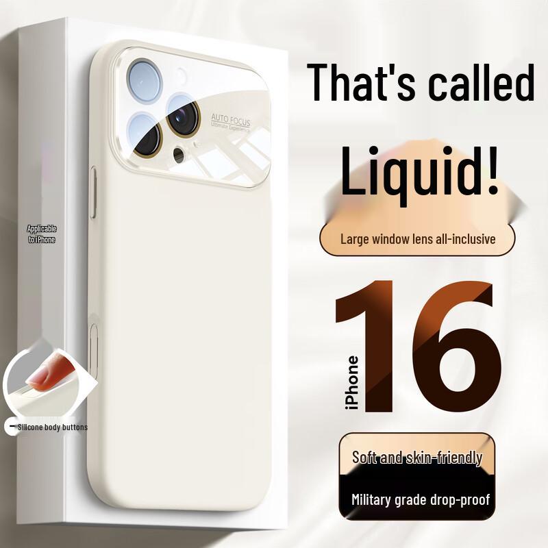 GURRS Ultra-Thin Liquid Silicone Case for iPhone 16 Pro Max