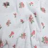 135x100cm Small Floral Double Gauze Cotton Sewing Texture Crepe Fabric, Making Home Wear Pajamas Cloth