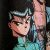 [USED] Excellent Fit! 90s Vintage Yu Yu Hakusho Anime T-shirt by Yoshihiro Togashi, Black, Size 2XL