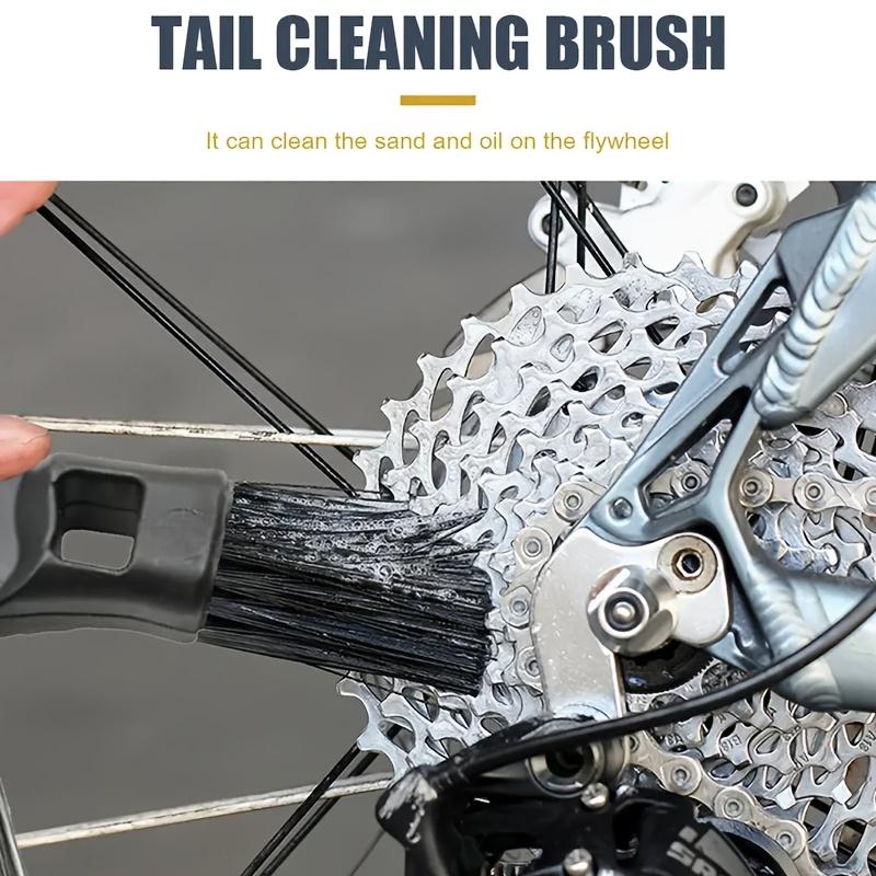 Cykelkedjerengöringsborste Multiklo Hållbar PP Mountain Landsvägscyklar Ta bort Fett Smuts Cykelunderhållstillbehör