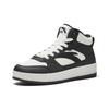 Anta Yuannian Men High-top Skate Shoes Black White Warm Comfortable Trendy Versatile 912548083-4