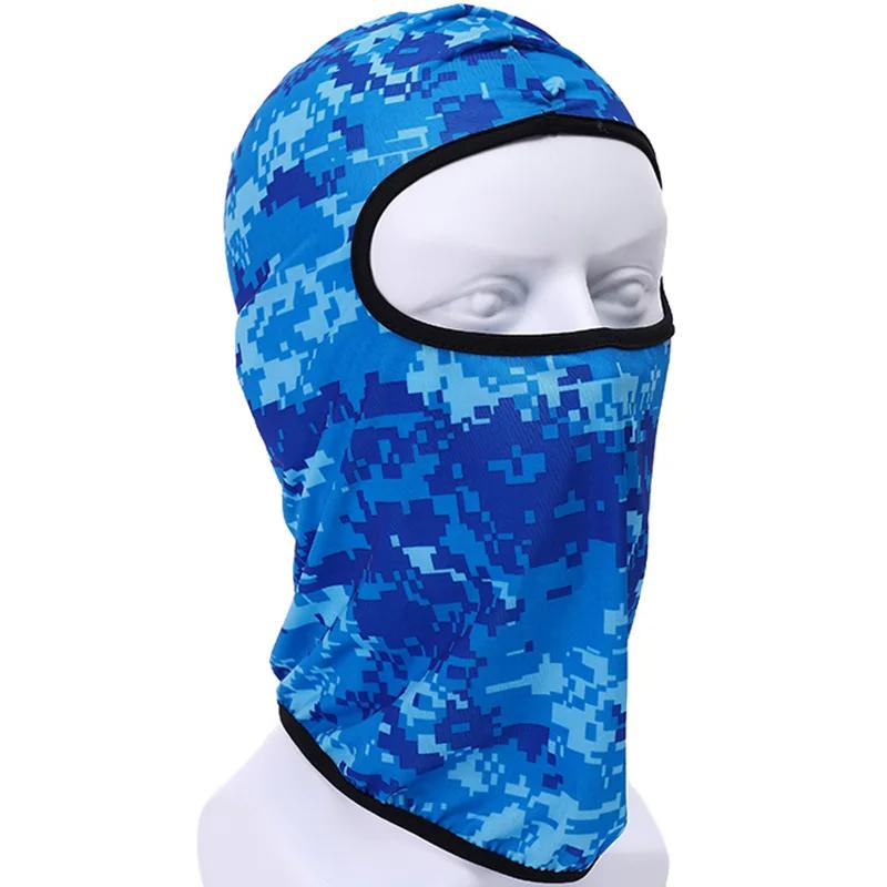 Camouflage Balaclava Full Face Cycling Mask Quick Dry Outdoor Road Bike Helmet Scarves Liner Caps Mtb Cycling Uv Protection Cap