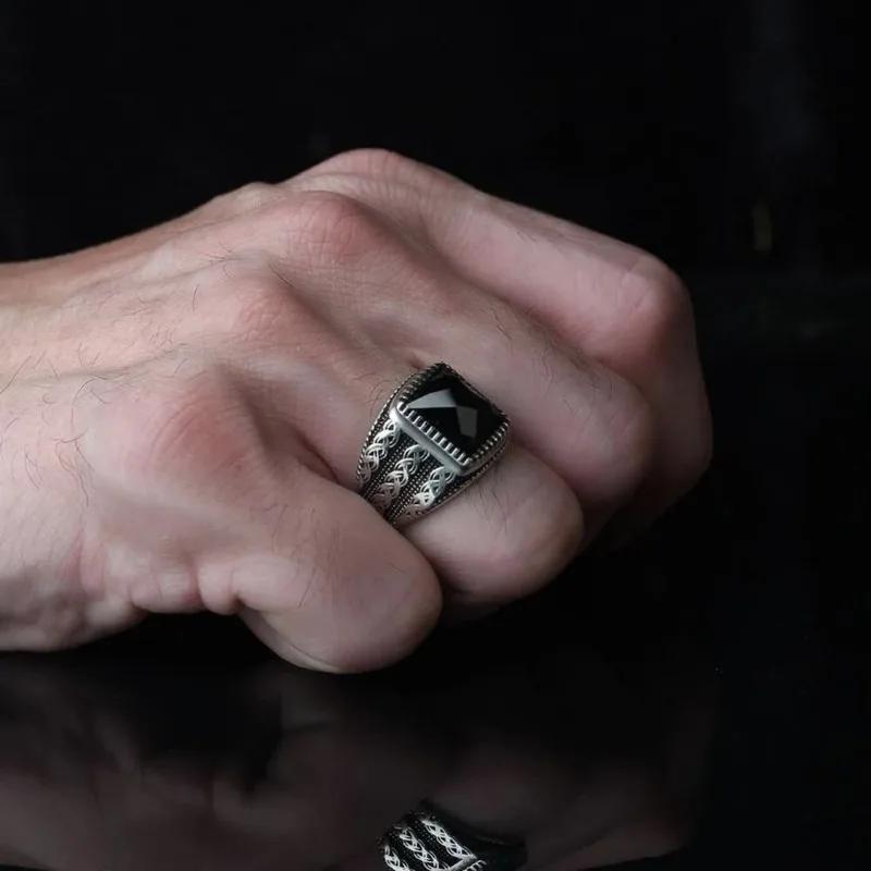 Новый деловой мужской обручальный набор из сплава с цирконами 8