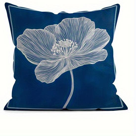 

Домашний декор Чехлы на декоративные подушки с цветочным узором Чехол для подушки с узором Подходит для дивана Спальни Автомобиля Наволочка 16x16Inch