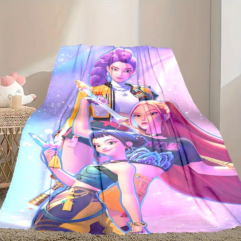 [Coperta Cacciatori di Demoni Kpop] Coperta Creativa per Donne Uomini Famiglia Amico per Compleanno Festa della Mamma Festa del Papà San Valentino