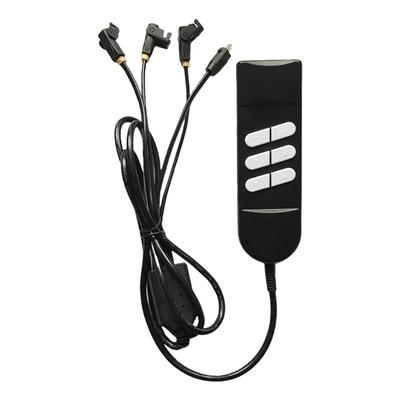 6 Key Electric Lift Hand Controllers Three Control Adjustable Height Angles Motorized Lift Remote ABS for Sofa Recliner