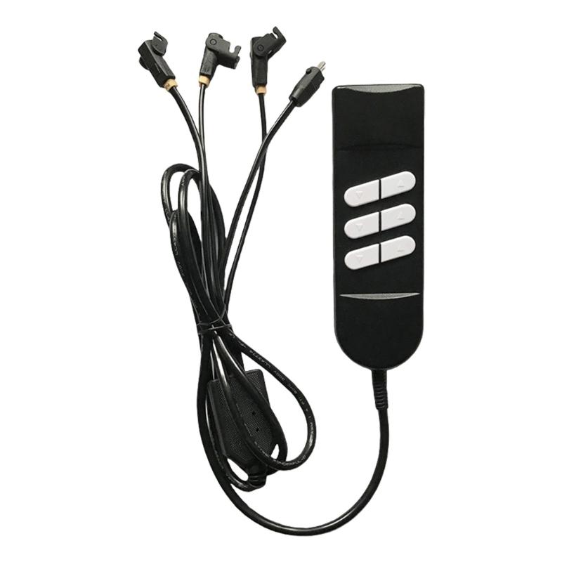 

Универсальный пульт дистанционного управления с моторизованным подъемом с 6 кнопками Эргономичный дизайн Простая регулировка высоты Контроллеры подъема для нескольких реклайнеров 1