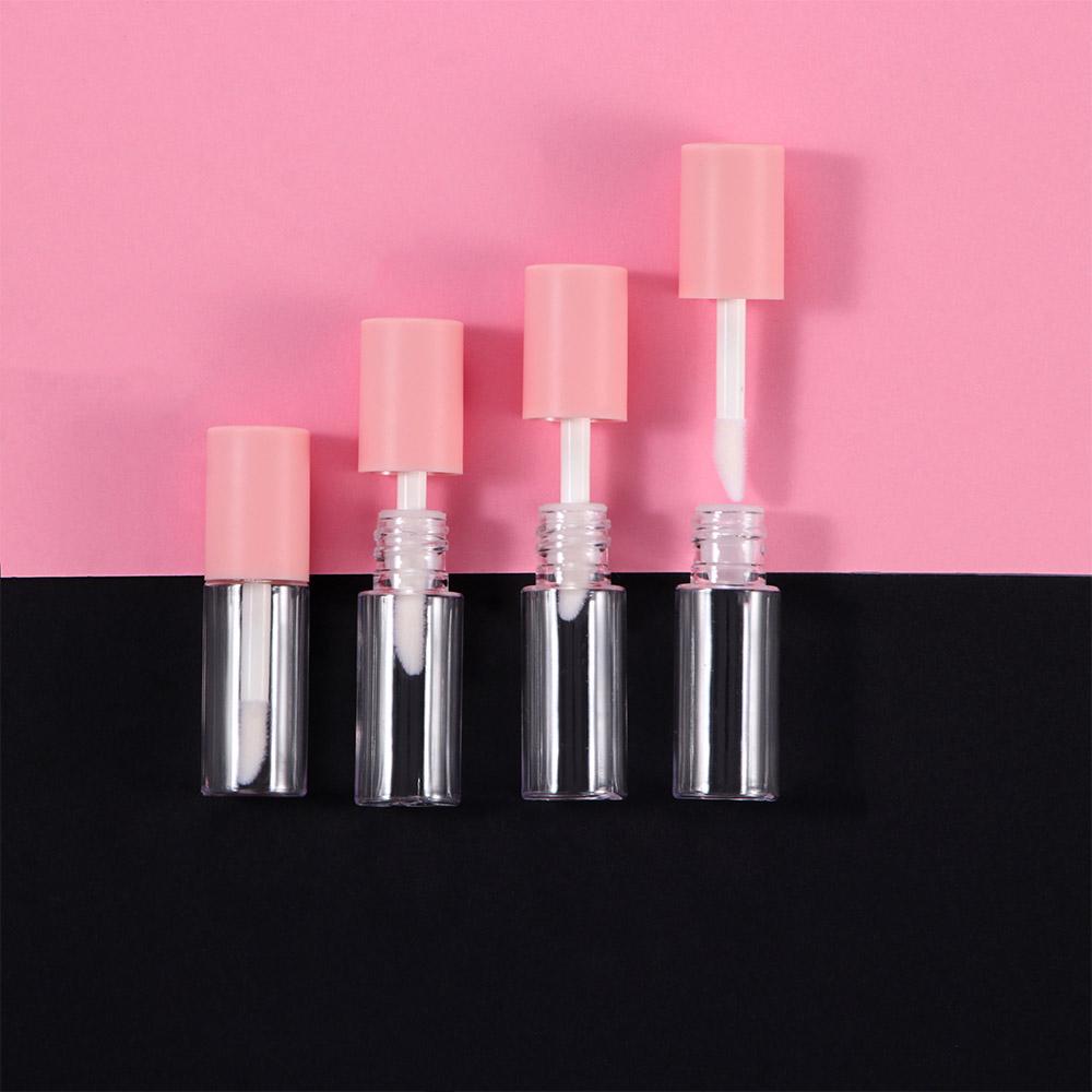 Travel Pink Cosmetic Containers DIY Lip Gloss Lip Gloss Tubes Refillable Bottles Sample Bottles