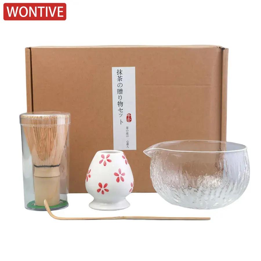 4/5/6 Japanese Style Tea Ceremony Tool Set Matcha Whisk Training Utensils Tea Brewing Kit Complete With Cleaning Grooming Tools