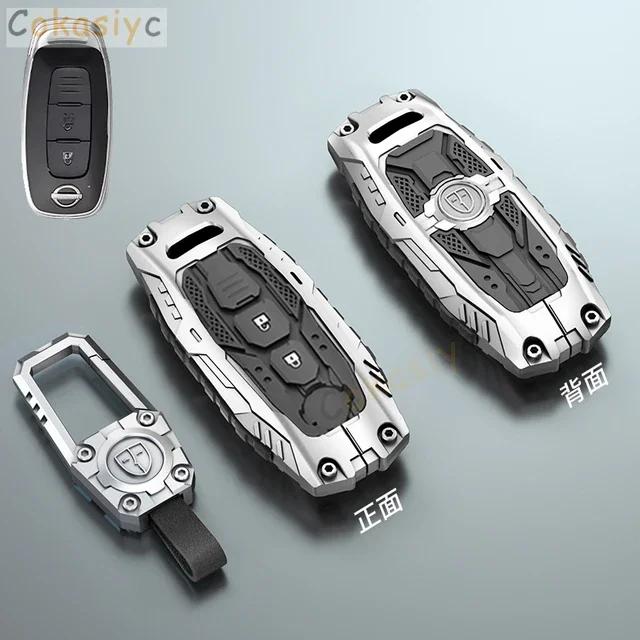 For Nissan Versa Maxima Rogue Armada Sentra Qashqai X-Trail 2/3/4/5Buttons 2022 2023 Accessories Car Zinc Alloy Key Case
