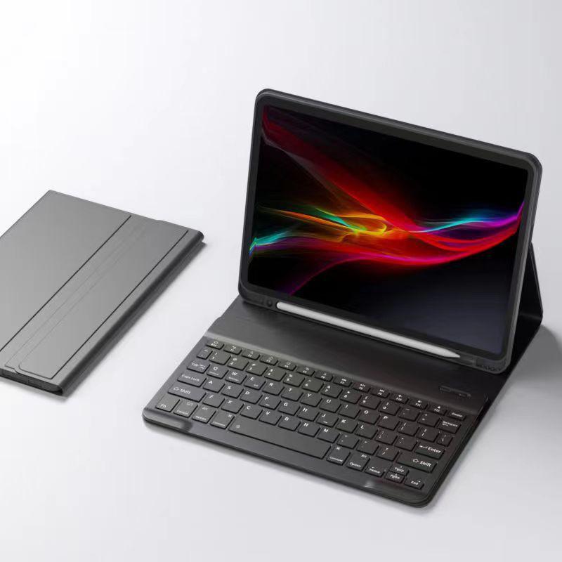 Detachable Bluetooth Keyboard Case With Pen Slot IPad Air 4 5 Magnetic Full Cover TPU Sleeve Stand Function