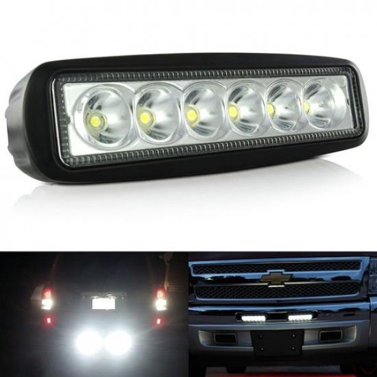 

1x Universal 18W Osram LED Lighting Bar For DRL Driving Light, Rear Fog, Backup