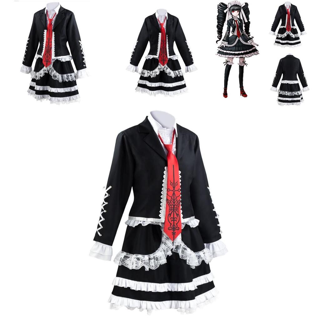 Nový Anime Danganronpa Dangan Ronpa Celestia Ludenberg Cosplay Kostým Oblek Autentický Vzhled
