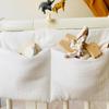 Crib Cotton Diaper Bottle Molar Toy Storage Bag Used to Store Baby's Clothes Diapers Toys Easy to Hanging High Quality
