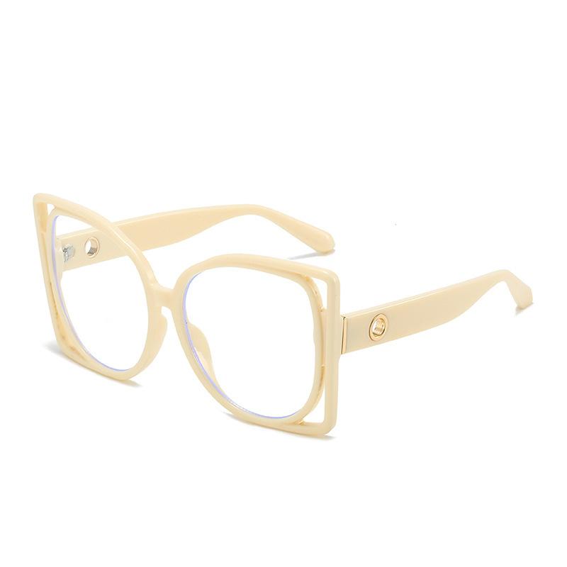 Luxury Orange Eyeglasses For Women Anti Blue Light Myopia Glasses Vision Diopters 0 -1 5 -6 Nearsightedness Glasses