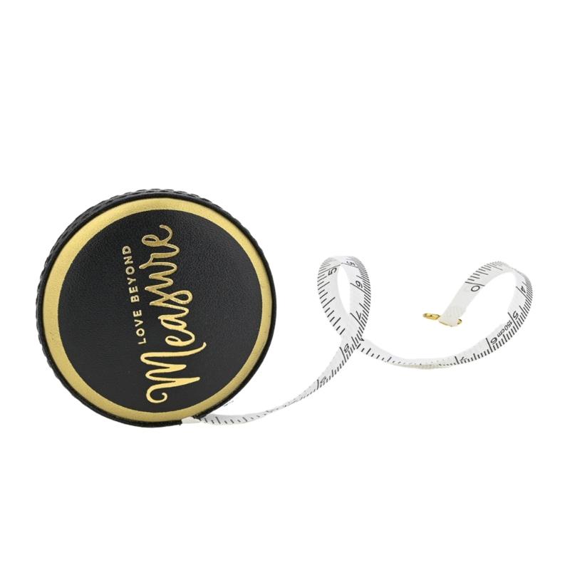 

Measuring Tape PU Leather Tape Measure Precisions Measuring Tape Retractable Tape Measure 1m for Crafting & Projects 1